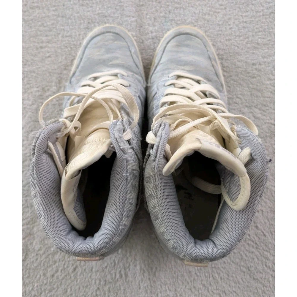 Nike Dunk Sky Hi Hidden Wedge Women's 7 Gray Sail Silver 585560-101